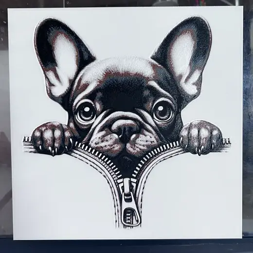 french bulldog zipper hueforge 200x200