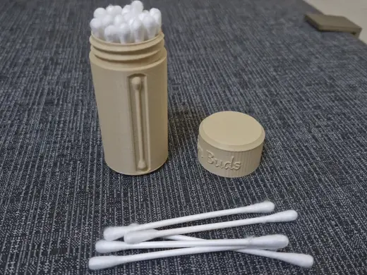 Travel cotton buds box