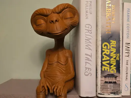 E.T. Sleeping shelf critter
