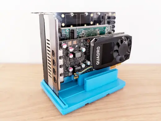 Gridfinity 3X2 for 4 PCIe Cards