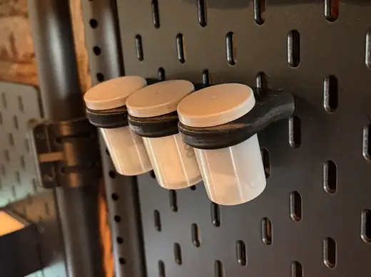 35mm Film Canister IKEA SKADIS Mount