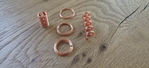 Viking hair accessories