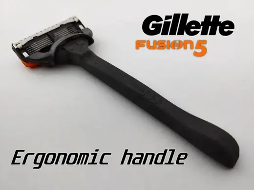 Ergonomic Gillete Fusion handle