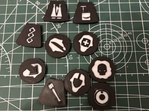 Warhammer40k Death Corps of Krieg Kill Team Tokens