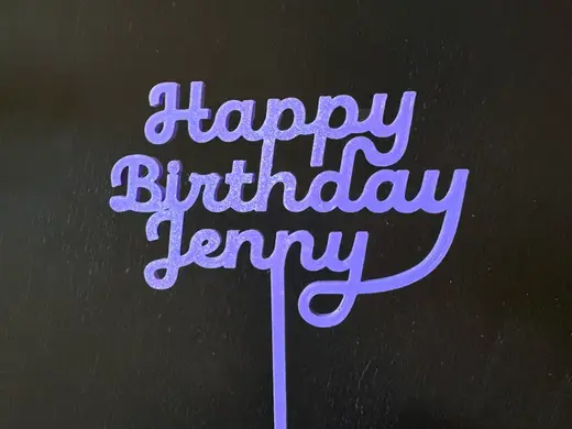 Jenny Birthday Cake Topper