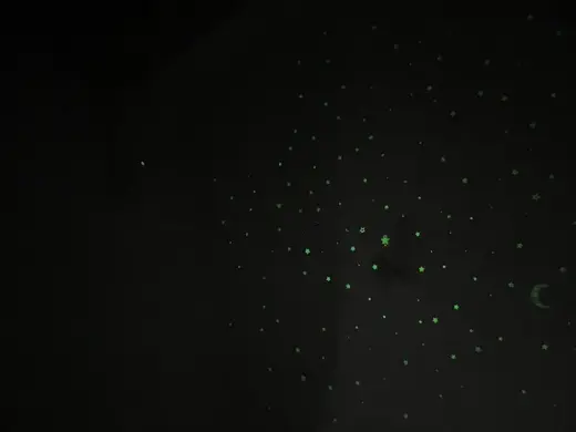 月光耗材的用处月亮星星流星女儿房间装扮