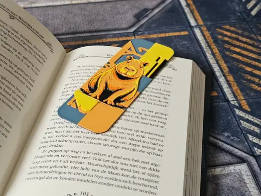 A Beautiful Bookmark, 2 of 3 Capybara colorfull
