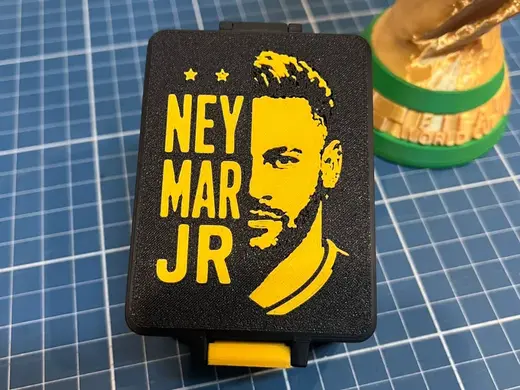 Caixa Pequena Neymar para figurinhas Copa 2026