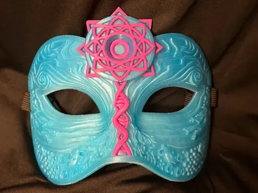 DNA Helix Mask / Wall Art