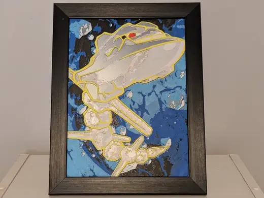 Steelix EX Full Art Pokemon 6x8 multipart Hueforge