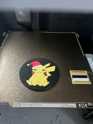Christmas Pikachu - 94mm Coaster