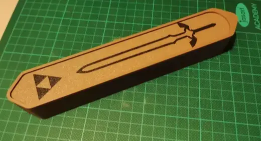 Master Sword Sliding-Lid Dice Box with Mini Slot