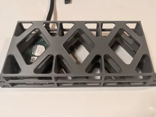 1U 2.5" 6x HDD holder for 10" Mini Rack
