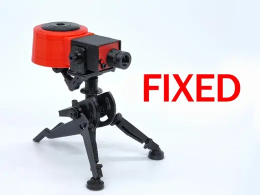 TF2 Level 1 Sentry Desk Model Simple Build No AMS
