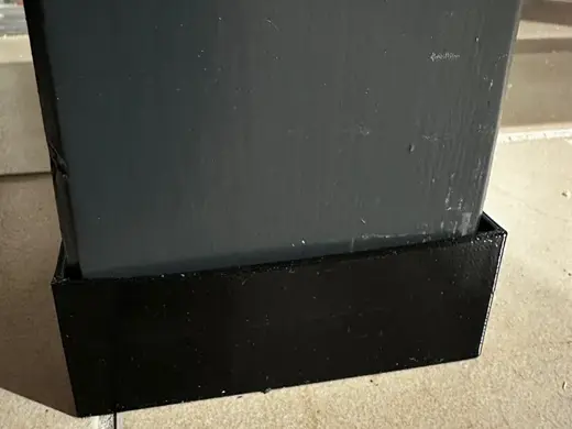 Workbench anti-vibration feet/socket for 75x100mm