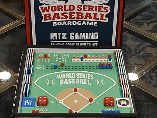 WORLD SERIES BASEBALL Board Game -Bookcase Edition