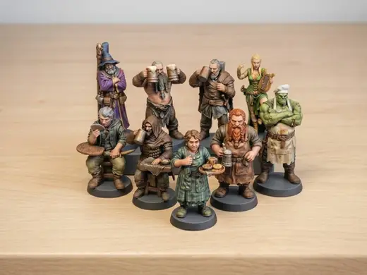 The Broken Flagon: Tavern Denizens RPG Set