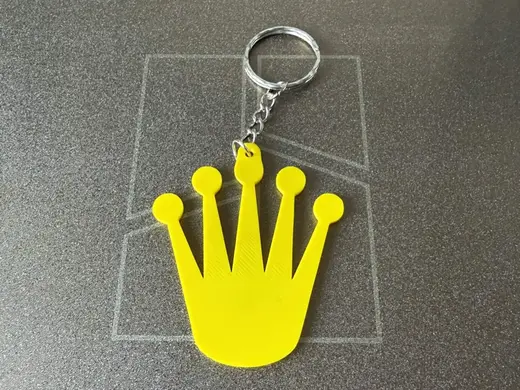 Rolex Crown Logo Keychain - Quick & Easy Print