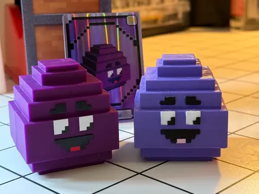 Grimace Egg - Mesh 1:1 3D Scanned in Model