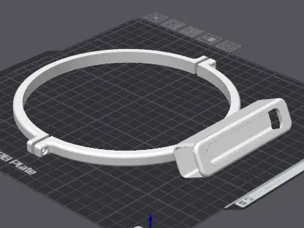 Baxter head Realsense D415 holder