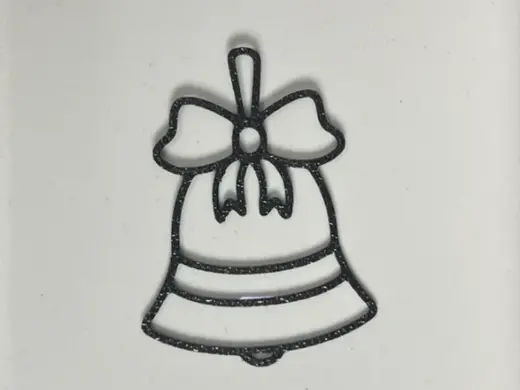 Christmas bell wall art