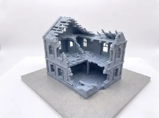 Modular Ruined House – 28mm Wargaming Terrain