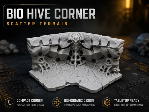 Bio Hive Corner – Bio-organisches Scatter Terrain