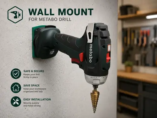 Metabo Cordless Drill Wall Mount