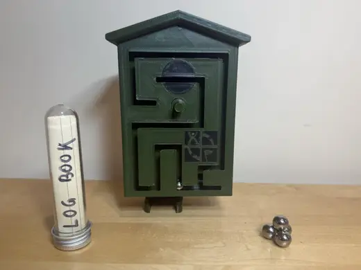 Ball Bearing Maze Gadget Cache Birdhouse