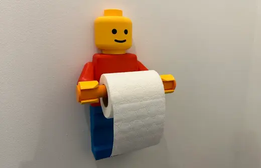 Brick Man Toilet Paper Holder