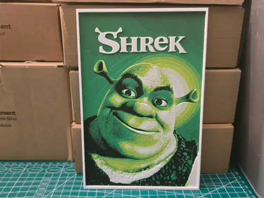 Shrek Movie Poster - Hueforge Art