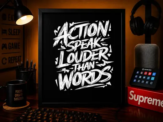 Citation inspirante pour le salon
