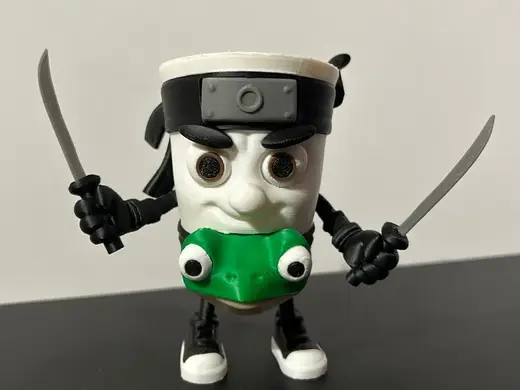 Tung tung tung... Assassino boneca ARTICULATED TOY