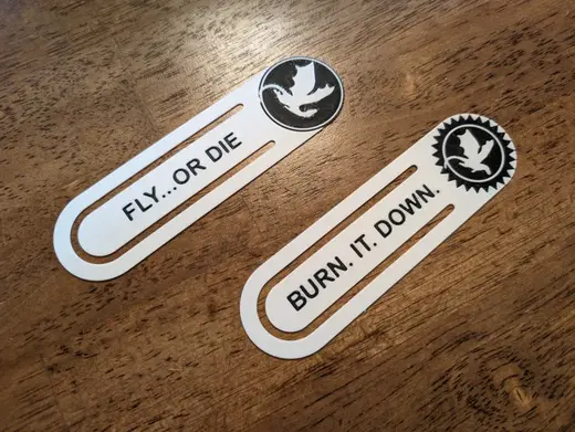 Fourth Wing and Iron Flame Bookmarks
