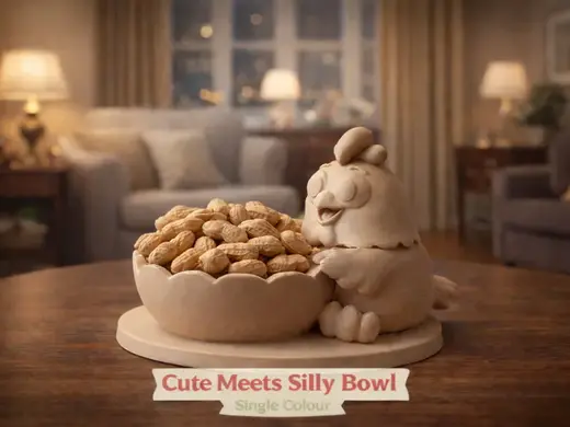 Clara the Chicken Snack Bowl Cozy Silly Collection