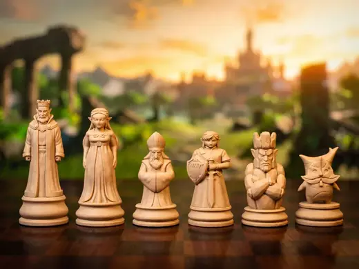 Legend of Zelda Heroes Chess Set