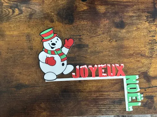 Noël Frosty Joyeux Noël