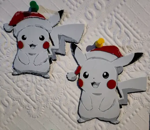 Pikachu Christmas Decorations - Set of 2