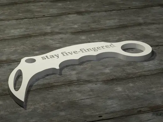 Training Carambit - Stay FiveFingered