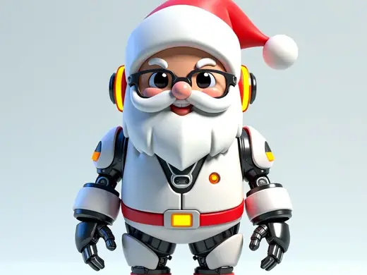 Robot santa