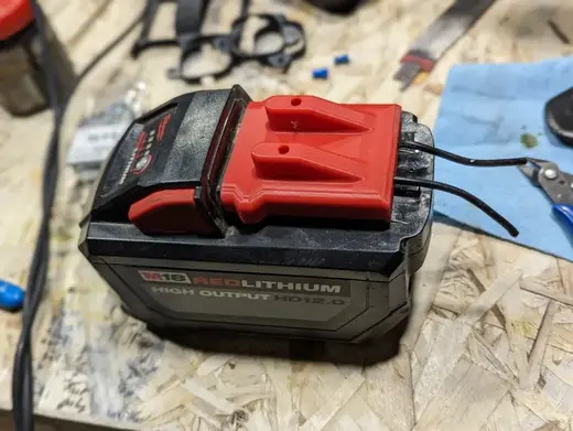 Milwaukee m18 wall mount and/or Power tap