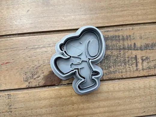 Snoopy Valentine Hearth Cookie Cutter