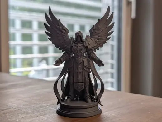 Armored Archangel Templar Statue
