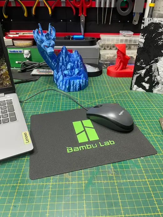 Alfombrilla para ratón ordenador bambu lab
