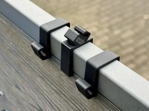 Fence Hook Clips for Aluminum Top Profiles