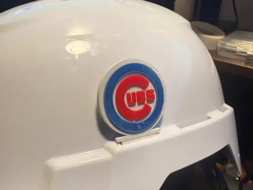 Cubs helmet clip