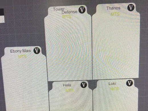 Marvel Champions Dividers (Mad Titans Shadow)