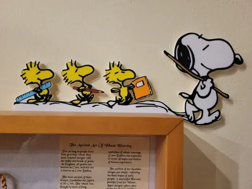 Door Corner Art, Back To School, Snoopy Woodstock
