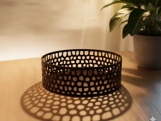 Rounded Mesh Bowl