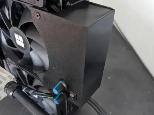 120mm Fan USB-C PD DUAL PWM Controller Case